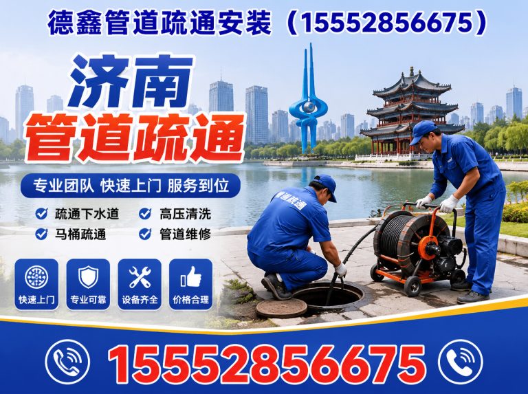 济阳区德鑫管道疏通安装展示图